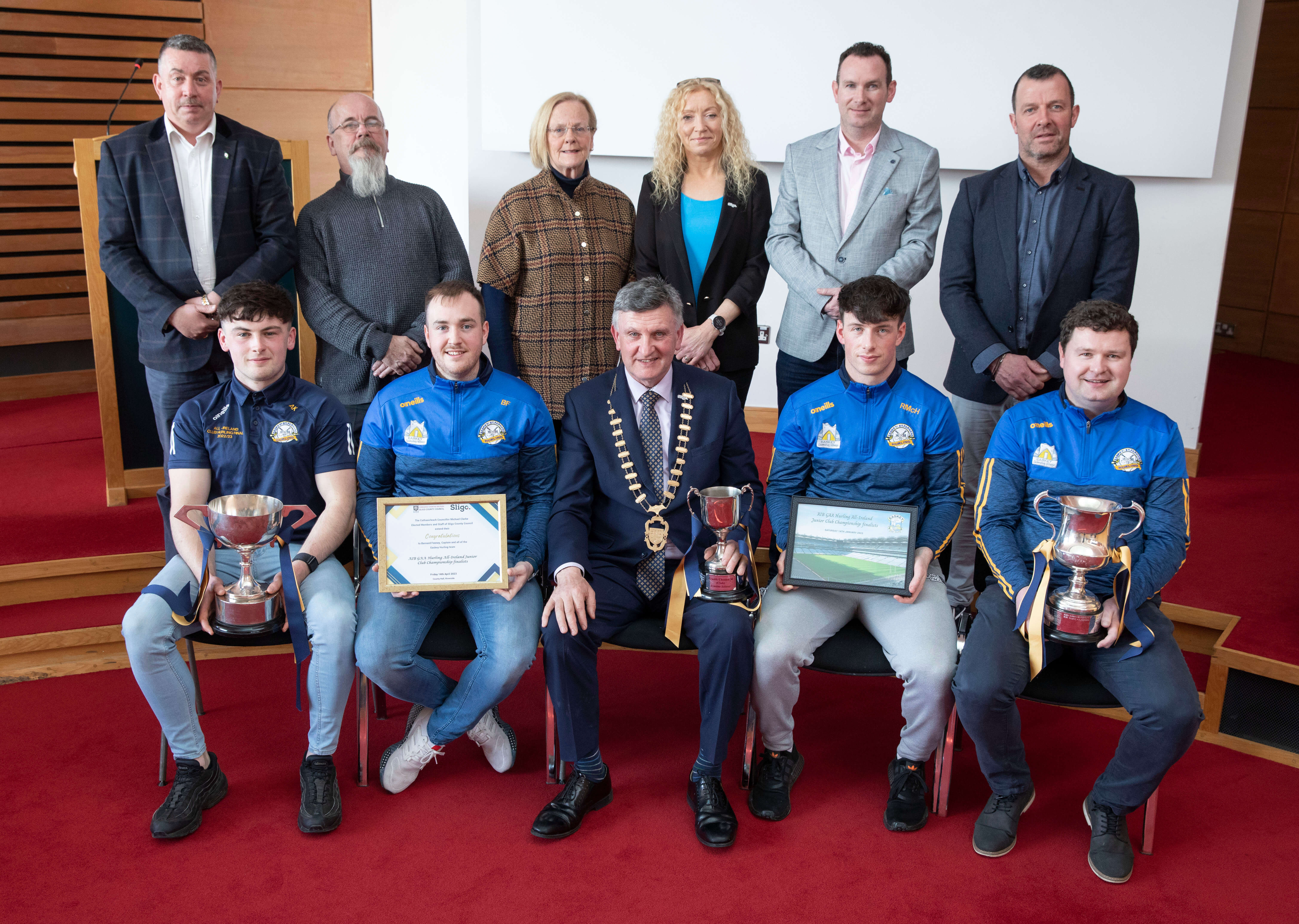 Easkey Hurling Team Honoured 